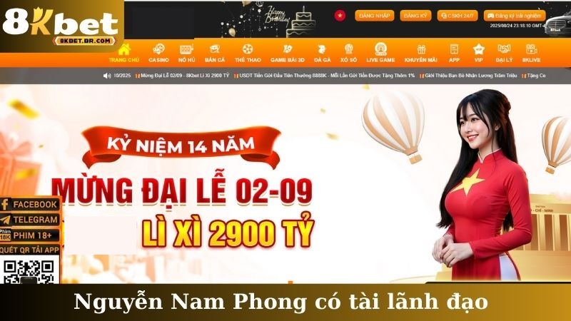 Nguyễn Nam Phong có tài lãnh đạo